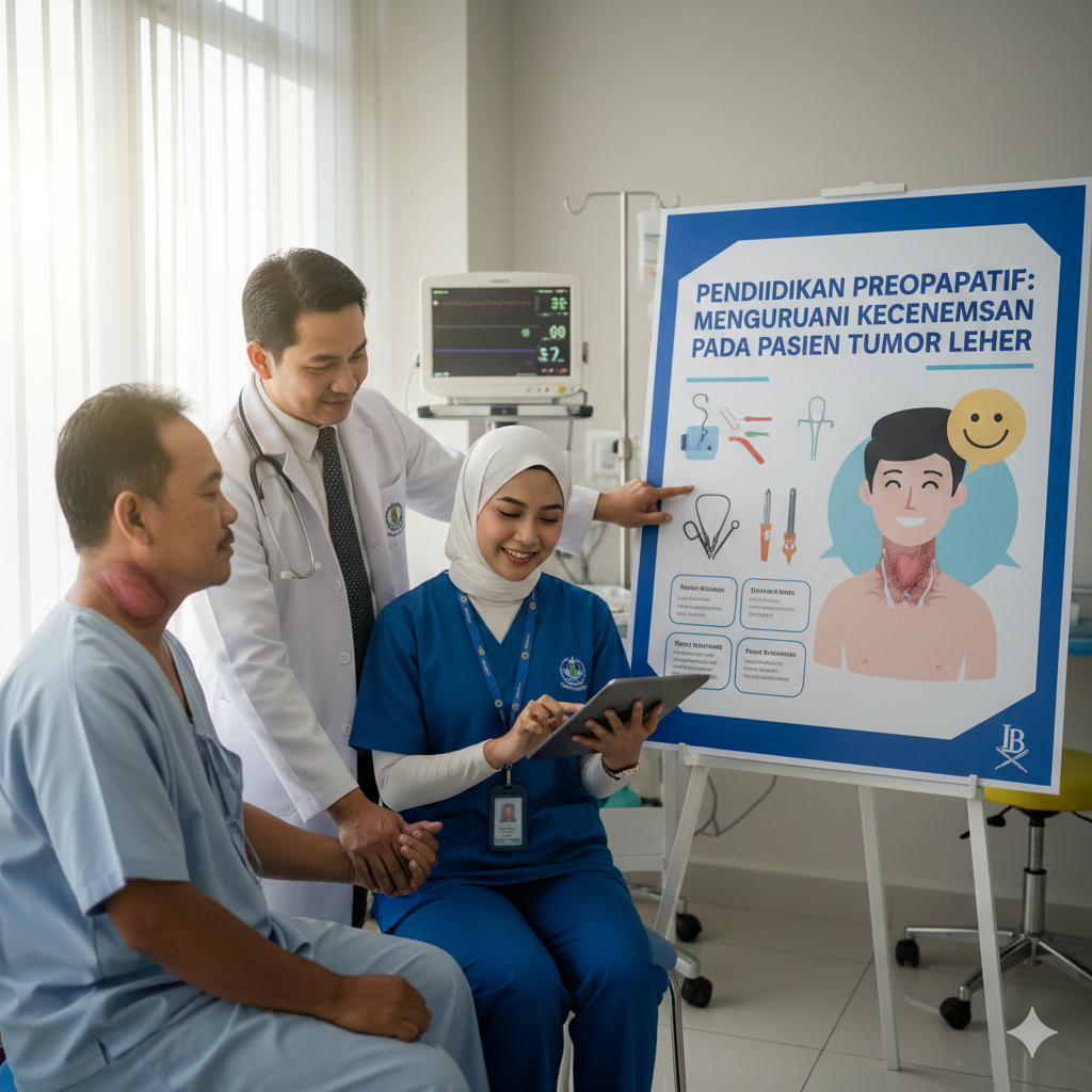 Preoperative Education as an Effort to Reduce Anxiety in Patients with Neck Tumors at the Central Surgery Installation of Labuang Baji Regional Hospital, Makassar
