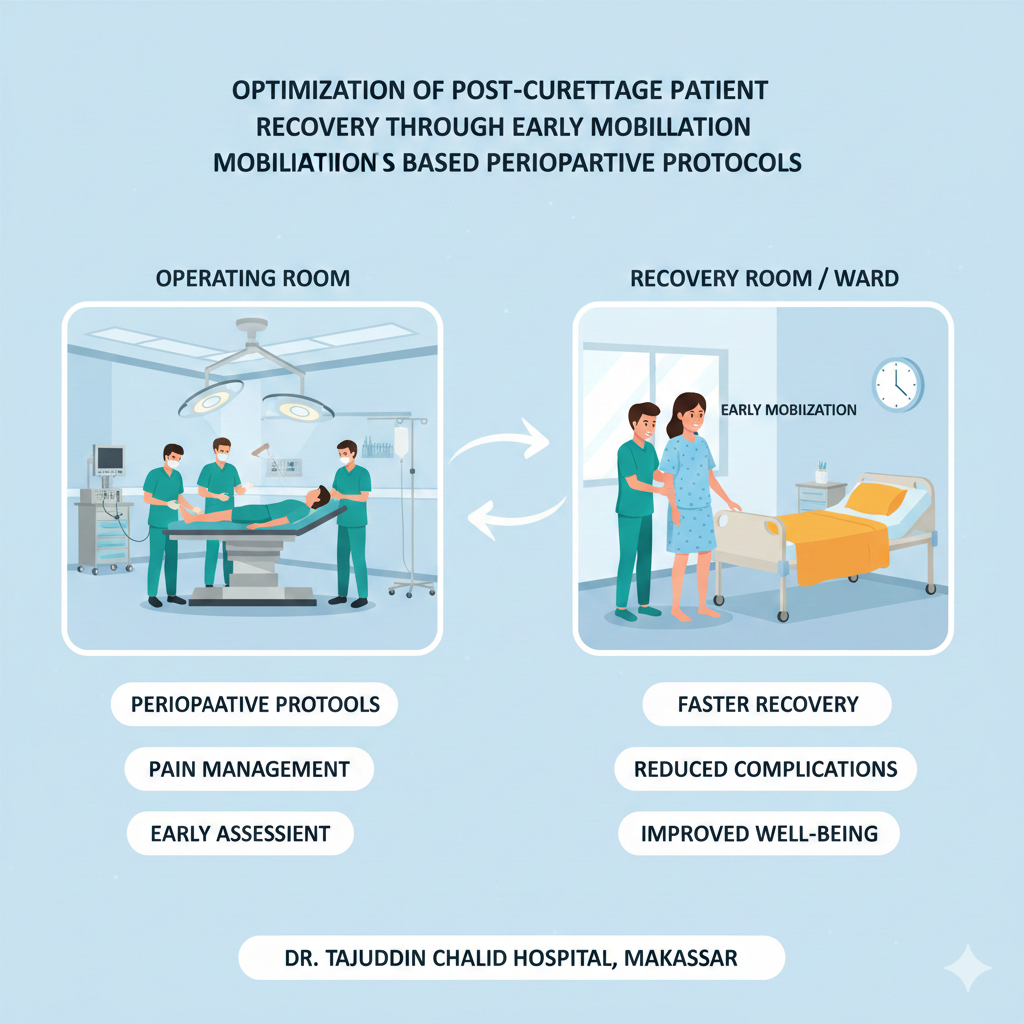 Optimization of Post-Curettage Patient Recovery Through Early Mobilization Based on Perioperative Protocols in the Operating Room of Dr. Tajuddin Chalid Hospital, Makassar