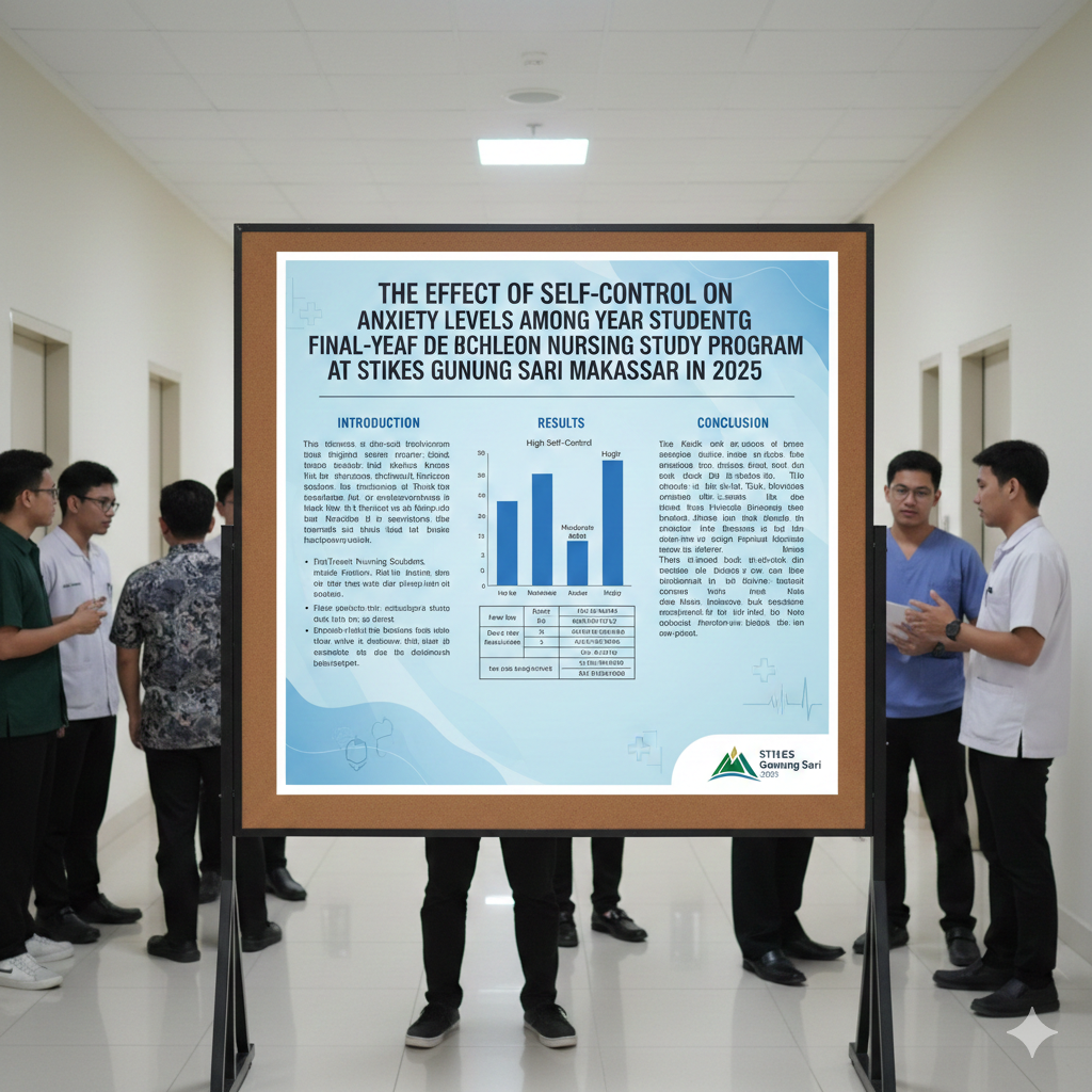 The Effect of Self-Control on Anxiety Levels Among Final-Year Students of the Bachelor of Nursing Study Program at STIKES Gunung Sari Makassar in 2025 